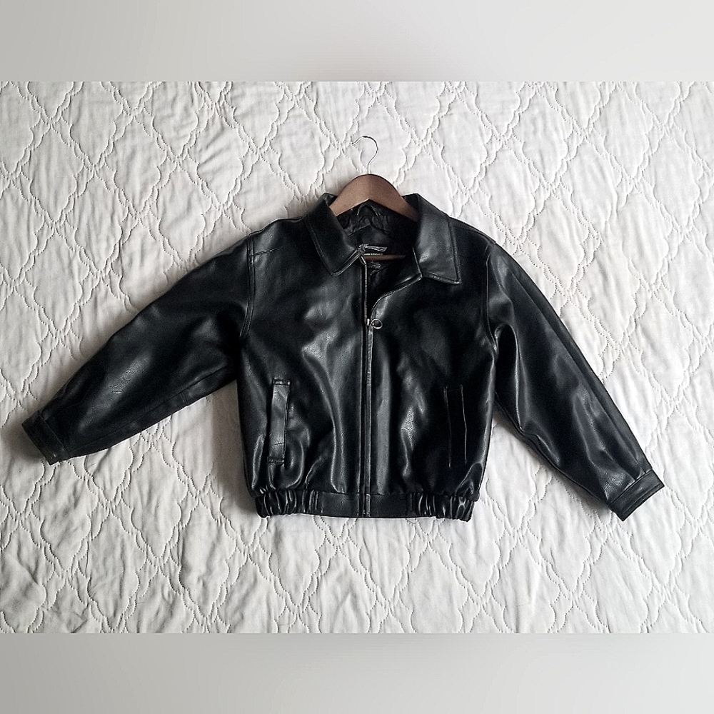 PU Leather Juniors Jacket